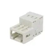 A● 2pcs WAGO 734-303 1-Conductor Male Connector 1,50 mm2 Light Gray New