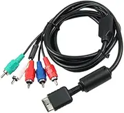 Barbuly Ypbpr for PS2//Slim HDTV-Ready TV HD Component AV Cable 5-Wire 6FT Black