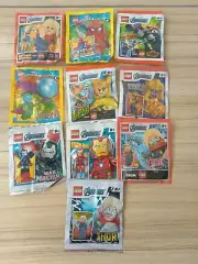 Lot of 10 Lego Marvel minifigure series