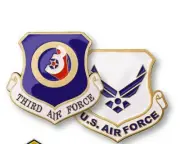 THIRD AIR FORCE 2" CHALLENGE COIN