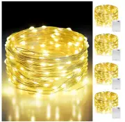 Battery Operated LED Fairy String Lights, Waterproof Twinkle Decorative Lights,