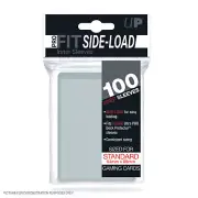 Ultra Pro Deck Protector PRO-FIT Sleeves Standard 100ct Clear SIDE LOAD