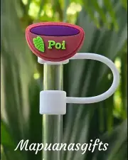 Hawaii Edition Poi Bowl Straw Toppers for Stanley