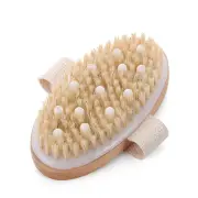 Massage Body Brush or Dry Brushing Body Exfoliating Bath Brush Natural V3L2