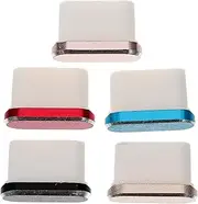 5pcs Typec Dust Plug Charger Port Plug Charm Speaker Plugs USB c Dust Cover Plug USB Charging Port Protector USB c Plug Type c Dust Charger Plug USB c Dust Plug