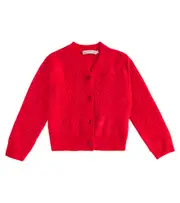 [Bonpoint] Bonpoint Gemina wool-blend cardigan Y 12 red