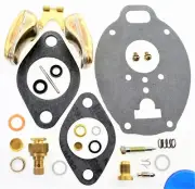 Carburetor Kit Float & Adjustable Main Jet fits John Deere 401 TSX881 TSX892 Z57