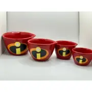 INCREDIBLES RAE DUNN DISNEYS INCREDIBLES RED MEASURING CUPS