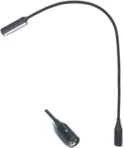 22 Inch XLR 3Pin DJ LED Light Studio Lamp Gooseneck Lamp for Stage DJ Mixer Stea