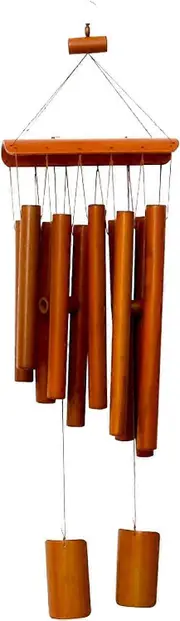 Bamboo Wind Chime Wooden Chime Bamboo Wind Chimes Bamboo Wind Chime Outdoor Hanging Wind Chime Wooden Wind Chime for Garden Patio and Home Decor