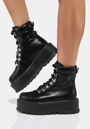 [Koi Footwear] Hydra Lace-Up Boots
