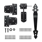 HOME MASTER HARDWARE Gate Hardware Kit,Heavy Duty Gate Hinge Kit,Gate Hinges ...