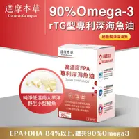 在飛比找屈臣氏網路商店優惠-DAMOKAMPO 【達摩本草】高EPA 90%專利深海魚油