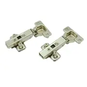 (2) Blum 74.155 Cabinet Hinge Self Close Quick Release W/ Mounting Base 173L810