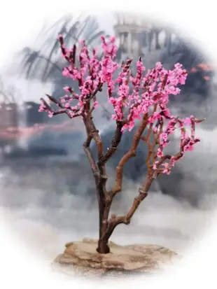 新中式塑料桌面擺件仿真小枯樹枝樹杈盆景枯竹魚缸水族枯山水裝飾擺景 (7折)