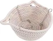 ibasenice Small Rat Hammock Chew Hamster Swing Bed Cozy Rope Hanging Chinchilla for Small Pets Hideout for Guinea Pigs Ferrets and More