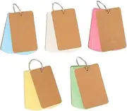 OHPHCALL 10pcs Blank Memo Cards for DIY Writing Portable Notepads for Students Flashcards for Learning and Creative Projects