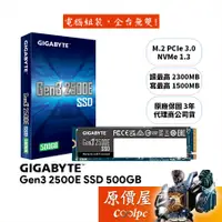 在飛比找蝦皮商城優惠-GIGABYTE技嘉 Gen3 2500E SSD 500G