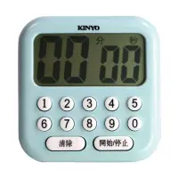 在飛比找momo購物網優惠-【KINYO】電子式0-9按鍵大螢幕正倒數計時器(正倒數計時