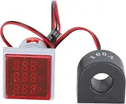 Current Indicator Universal 3?Display Square Lamp Light 60~500V AC AD16?22VAH (Red)