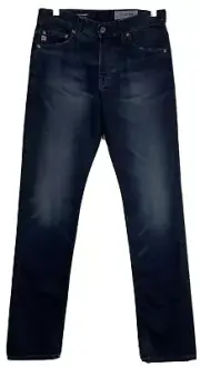 AG Adriano Goldschmied Size 28 The Everett Slim Straight Color Navy Ag-Ed-Denim