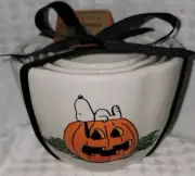 NWT Rae Dunn Snoopy Peanuts Halloween Measuring Cups Set of 4 w/ Pumpkin
