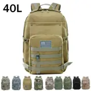 40L Large Assault Pack 3 Day Army Bag Hiking Daypack Tactical Military Backpack