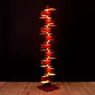Frank Lloyd Wright Taliesin 2 Floor Light Chery Brown Generic Reproduction 150cm