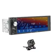 Single 1Din Car Stereo Radio Bluetooth RDS Radio Hands-free W/ Free Camera (for: Audi)