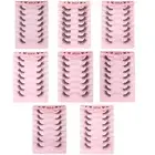 Half Lashes Natural Look Wispy Eye Lashes Fuzzy Wispy Fake Lashes Sets