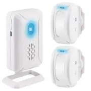 Wireless Motion Sensor Detector Alarm Security Door Bell Chime 2Sensor+1Receiver