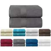 Large Bath Sheet Cotton Soft Oversized Shower Towels Quick Dry - 2x