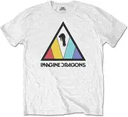 [ＣＨＡＭＯＫＡ] Imagine Dragons - Triangle Logo Kids 7 - 8 Years T-Shirt - White