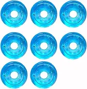 83A PU Wear Resist Inline Skate Replacement Wheels Without Bearings (Pack of 8) for Inline Hockey Roller ice Hockey Kids Inline Skate Size 70mm 68mm 64mm
