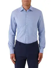[Dom Bagnato] Turbina FC Tailored Fit Shirt in Blue