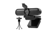 Vizolink 2K/1080p Webcam with 2 Microphones for Laptop Conference Streaming