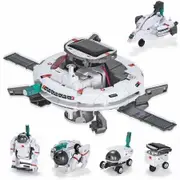 STEM Projects for Kids,Science Kits,Solar Space Toys Gifts,120Pcs Building Experiments Robots for Ages 3+ (White)