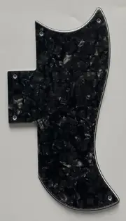For Fit Gibson SG 61 Reissue Style Guitar Pickguard 4 Ply Black Pearl