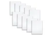 10pc Spirax 592 Writing Notebook School Stationery 22x18cm 120-Pages Yellow