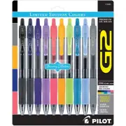 PILOT G2 Limited Edition Harmony Ink Collection Retractable Gel Pens, 0.7mm F...
