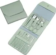 Manicure Set,Nail kit Manicure Set,Nail Care kit, Nail Clipper Eyebrow Clipper Nail Clipper Set Decoration Nail Set Folding Bag,D-12 Pieces(12 Pieces)