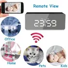 HD 1080P WiFi Alarm Clock Camera IP Motion Detection Home Security Nanny Cam DVR