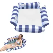 Inflatable Floating Water Hammock Floating Chair Water Toy Water Floating Chair for Summer Beach Swimming Pool Toys