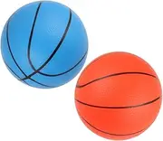 2Pcs Mini Basketball Youth Basketball for Pool Outdoors Balls for Summer Fun Active Play