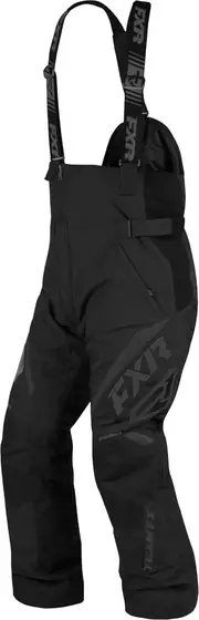 FXR Team FX 2023 Snowmobile Bib Pants, black, Size L for Men