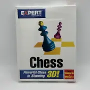 Chess PC CD-ROM for Windows 95 / 3.1 Expert Software Big Box New Sealed