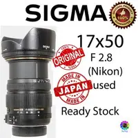 在飛比找蝦皮購物優惠-適用於尼康數碼單反相機的 Sigma 17-50mm F2.