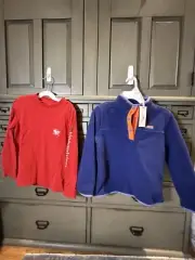 Vineyard Vine Pullover Kids Small(7-8)With Christmas Shirt Never Worn