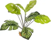 Levemolo Reptile Habitat Plant Model Durable Fake Plant Decoration for Terrariums Fish Tanks and Aquariums for Lizards and Turtles Look Enhancer