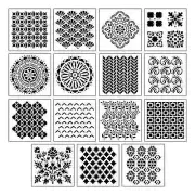 Pattern Stencils by Craft Smart®, 12" x 12" - 18 designs
